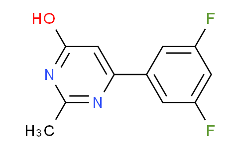 CAS No. 1690654-47-7, 6-(3,5-Difluorophenyl)-2-methylpyrimidin-4-ol