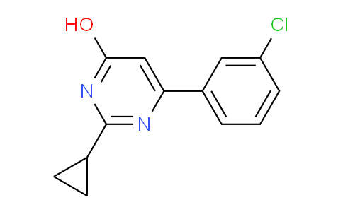 CAS No. 1412953-15-1, 6-(3-Chlorophenyl)-2-cyclopropylpyrimidin-4-ol