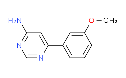 CAS No. 1192814-08-6, 6-(3-Methoxyphenyl)pyrimidin-4-amine