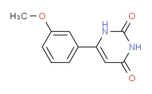 CAS No. 33166-92-6, 6-(3-Methoxyphenyl)pyrimidine-2,4(1H,3H)-dione