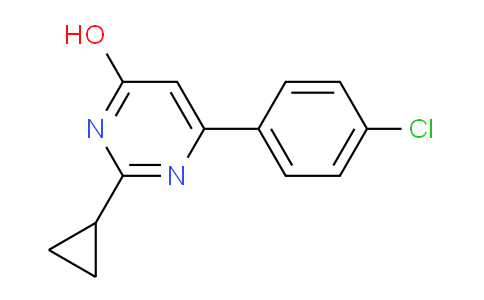 CAS No. 1412959-63-7, 6-(4-Chlorophenyl)-2-cyclopropylpyrimidin-4-ol