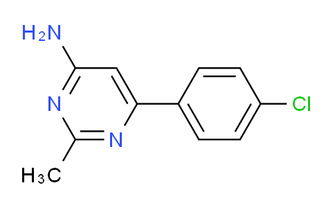 CAS No. 91349-35-8, 6-(4-Chlorophenyl)-2-methylpyrimidin-4-amine