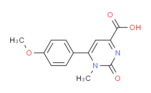 CAS No. 951958-27-3, 6-(4-Methoxyphenyl)-1-methyl-2-oxo-1,2-dihydropyrimidine-4-carboxylic acid
