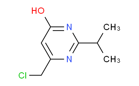 CAS No. 35252-94-9, 6-(Chloromethyl)-2-isopropylpyrimidin-4-ol