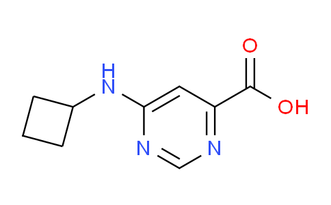 CAS No. 1439897-57-0, 6-(Cyclobutylamino)pyrimidine-4-carboxylic acid
