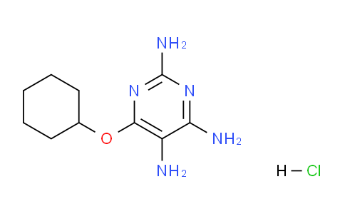 CAS No. 2135613-82-8, 6-(Cyclohexyloxy)pyrimidine-2,4,5-triamine hydrochloride