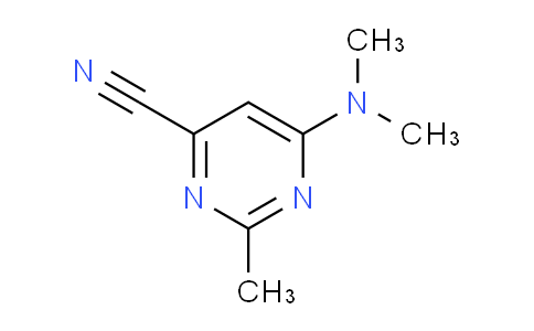 CAS No. 64571-38-6, 6-(Dimethylamino)-2-methylpyrimidine-4-carbonitrile