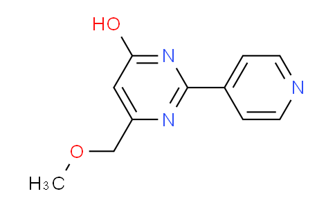 CAS No. 866145-30-4, 6-(Methoxymethyl)-2-(pyridin-4-yl)pyrimidin-4-ol