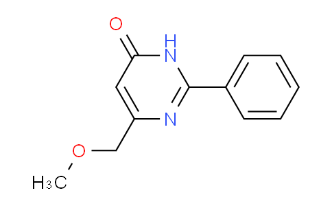 CAS No. 339278-89-6, 6-(Methoxymethyl)-2-phenylpyrimidin-4(3H)-one