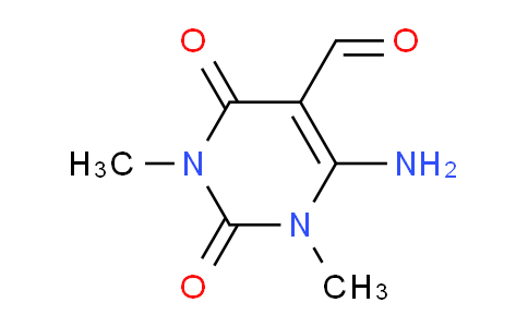 CAS No. 54660-80-9, 6-Amino-1,3-dimethyl-2,4-dioxo-1,2,3,4-tetrahydropyrimidine-5-carbaldehyde