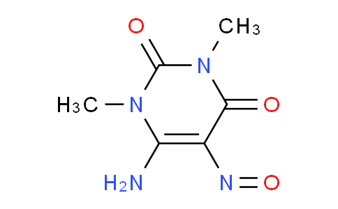 CAS No. 6632-68-4, 6-Amino-1,3-dimethyl-5-nitrosopyrimidine-2,4(1H,3H)-dione