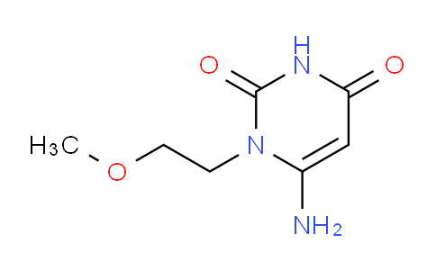 CAS No. 56075-76-4, 6-Amino-1-(2-methoxyethyl)pyrimidine-2,4(1H,3H)-dione