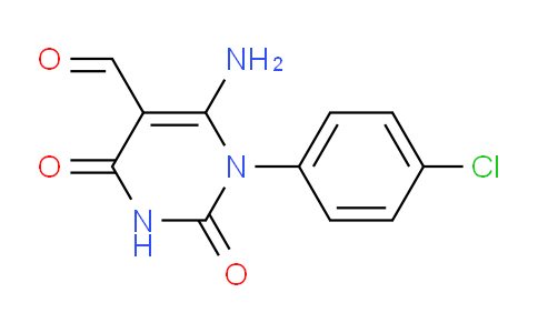 CAS No. 900463-59-4, 6-Amino-1-(4-chlorophenyl)-2,4-dioxo-1,2,3,4-tetrahydropyrimidine-5-carbaldehyde