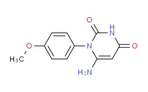 CAS No. 60664-01-9, 6-Amino-1-(4-methoxyphenyl)pyrimidine-2,4(1h,3h)-dione