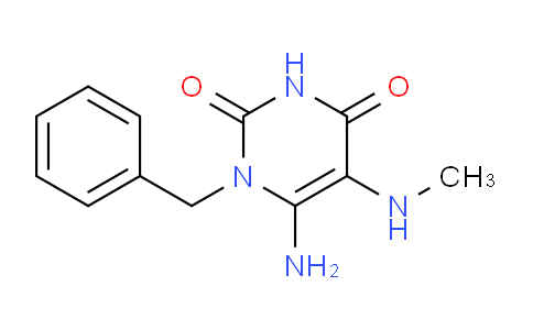 CAS No. 72816-88-7, 6-Amino-1-benzyl-5-(methylamino)pyrimidine-2,4(1H,3H)-dione