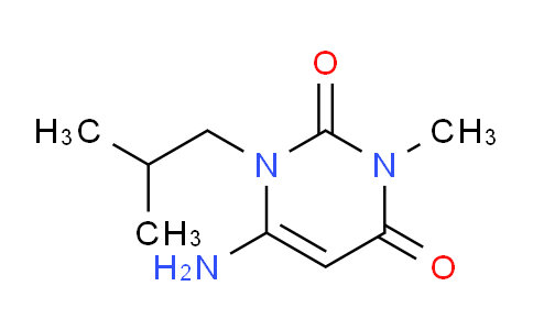CAS No. 58481-39-3, 6-Amino-1-isobutyl-3-methylpyrimidine-2,4(1H,3H)-dione