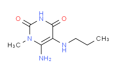CAS No. 125092-42-4, 6-Amino-1-methyl-5-(propylamino)pyrimidine-2,4(1H,3H)-dione