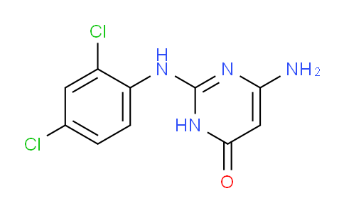 CAS No. 123375-88-2, 6-Amino-2-((2,4-dichlorophenyl)amino)pyrimidin-4(3H)-one