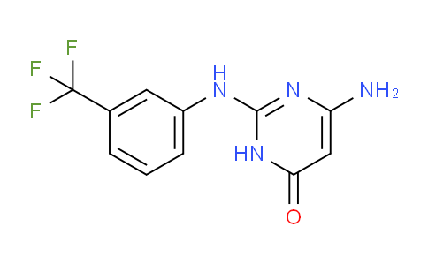 CAS No. 123375-89-3, 6-Amino-2-((3-(trifluoromethyl)phenyl)amino)pyrimidin-4(3H)-one