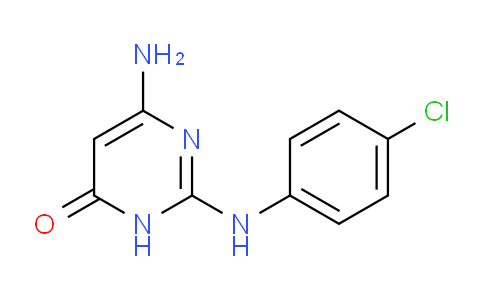 CAS No. 103263-80-5, 6-Amino-2-((4-chlorophenyl)amino)pyrimidin-4(3H)-one