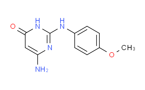CAS No. 500861-70-1, 6-Amino-2-((4-methoxyphenyl)amino)pyrimidin-4(3H)-one