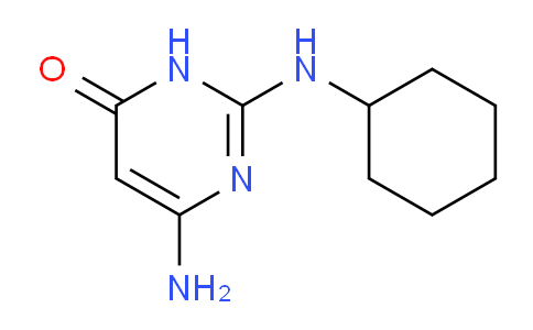 CAS No. 1256628-12-2, 6-Amino-2-(cyclohexylamino)pyrimidin-4(3H)-one