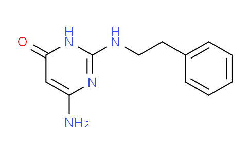 CAS No. 1256628-17-7, 6-Amino-2-(phenethylamino)pyrimidin-4(3H)-one