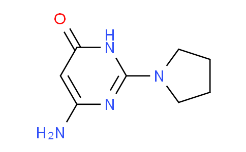 CAS No. 104637-60-7, 6-Amino-2-(pyrrolidin-1-yl)pyrimidin-4(3H)-one