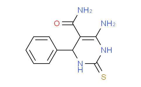 CAS No. 98011-28-0, 6-Amino-4-phenyl-2-thioxo-1,2,3,4-tetrahydropyrimidine-5-carboxamide