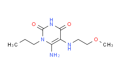 CAS No. 743442-00-4, 6-Amino-5-((2-methoxyethyl)amino)-1-propylpyrimidine-2,4(1H,3H)-dione