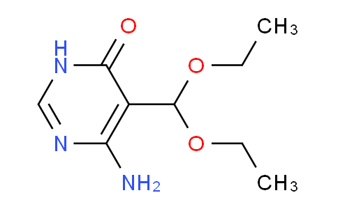 CAS No. 1245645-33-3, 6-Amino-5-(diethoxymethyl)pyrimidin-4(3H)-one