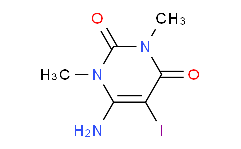 CAS No. 200190-41-6, 6-Amino-5-iodo-1,3-dimethylpyrimidine-2,4(1H,3H)-dione