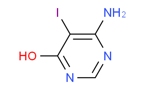 CAS No. 655253-93-3, 6-Amino-5-iodopyrimidin-4-ol