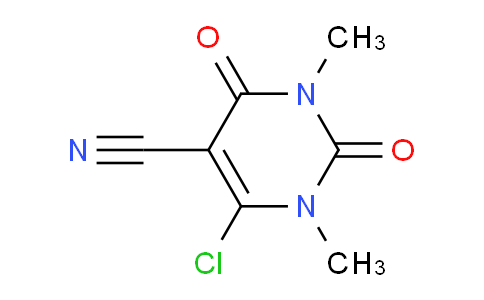 CAS No. 69337-31-1, 6-Chloro-1,3-dimethyl-2,4-dioxo-1,2,3,4-tetrahydropyrimidine-5-carbonitrile
