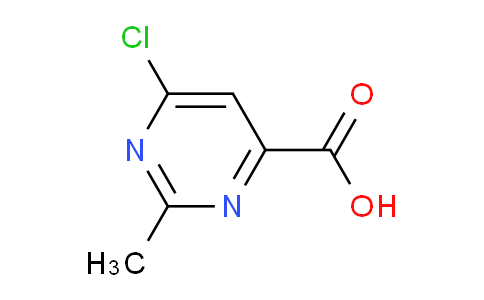 CAS No. 136518-06-4, 6-Chloro-2-methylpyrimidine-4-carboxylic acid