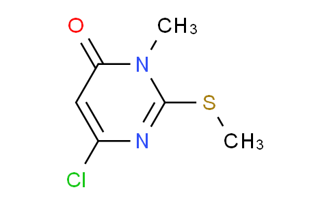 CAS No. 89466-43-3, 6-Chloro-3-methyl-2-(methylthio)pyrimidin-4(3H)-one