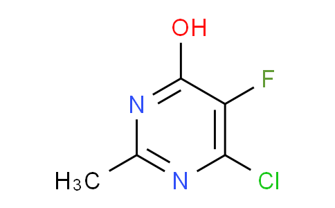 CAS No. 105806-14-2, 6-Chloro-5-fluoro-2-methylpyrimidin-4-ol