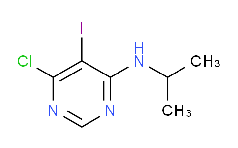 CAS No. 1706440-23-4, 6-Chloro-5-iodo-N-isopropylpyrimidin-4-amine