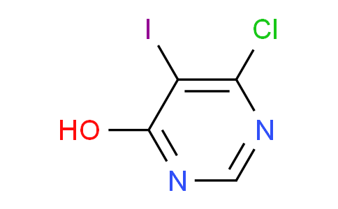 CAS No. 1384431-15-5, 6-Chloro-5-iodopyrimidin-4-ol