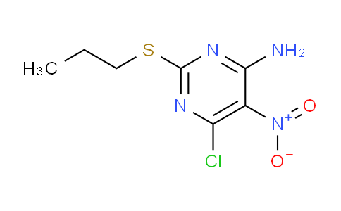 CAS No. 339286-30-5, 6-Chloro-5-nitro-2-(propylthio)pyrimidin-4-amine