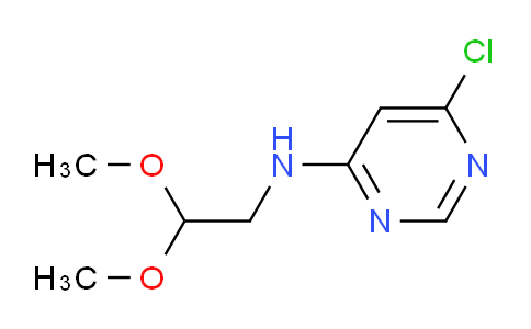 CAS No. 1159822-73-7, 6-Chloro-N-(2,2-dimethoxyethyl)pyrimidin-4-amine