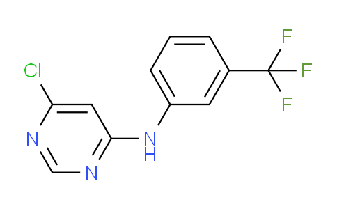 CAS No. 872510-82-2, 6-Chloro-N-(3-(trifluoromethyl)phenyl)pyrimidin-4-amine