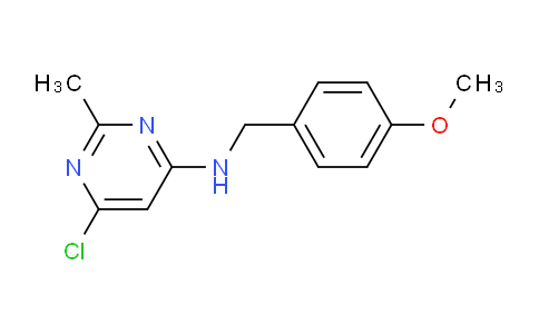 CAS No. 1253574-21-8, 6-Chloro-N-(4-methoxybenzyl)-2-methylpyrimidin-4-amine