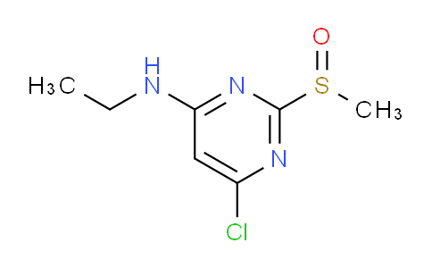 CAS No. 1289385-39-2, 6-Chloro-N-ethyl-2-(methylsulfinyl)pyrimidin-4-amine