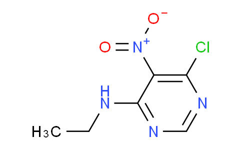 CAS No. 25710-24-1, 6-Chloro-N-ethyl-5-nitropyrimidin-4-amine