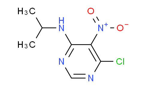 CAS No. 25710-25-2, 6-Chloro-N-isopropyl-5-nitropyrimidin-4-amine