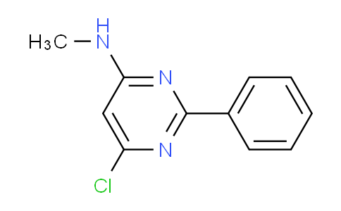 CAS No. 1017782-49-8, 6-Chloro-N-methyl-2-phenylpyrimidin-4-amine
