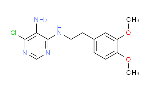 CAS No. 27188-91-6, 6-Chloro-N4-(3,4-dimethoxyphenethyl)pyrimidine-4,5-diamine