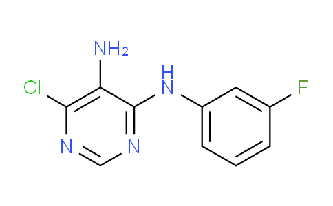 CAS No. 1341969-54-7, 6-Chloro-N4-(3-fluorophenyl)pyrimidine-4,5-diamine