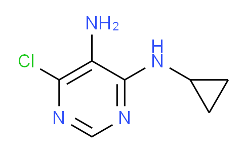 CAS No. 195252-62-1, 6-Chloro-N4-cyclopropylpyrimidine-4,5-diamine